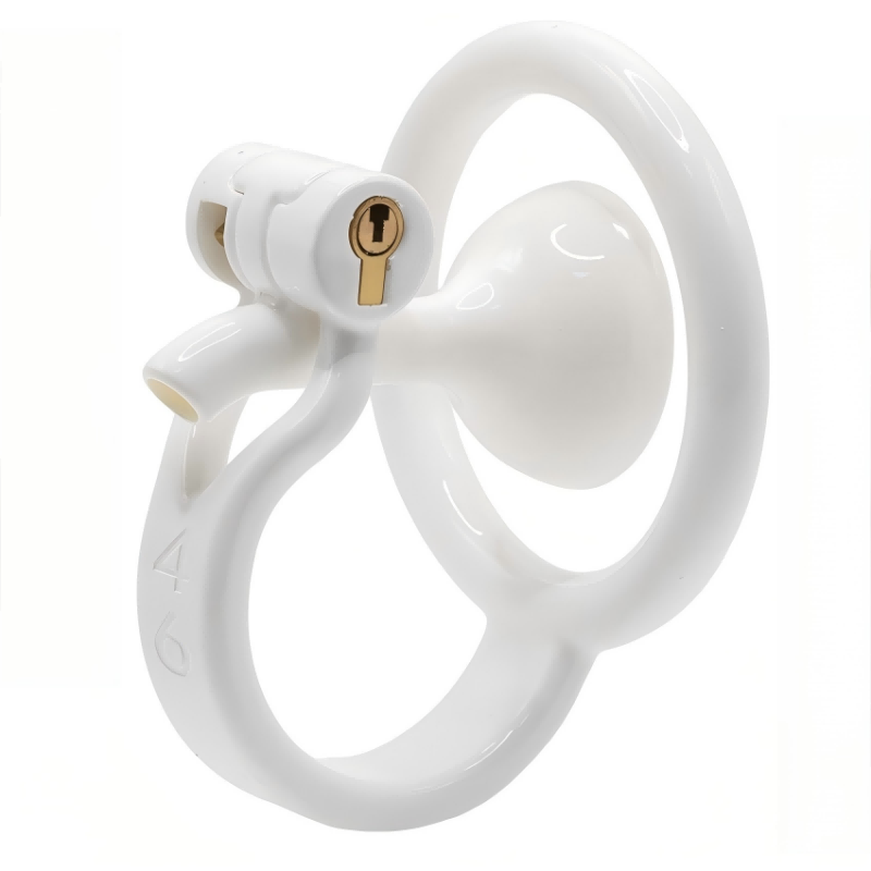 [2.0 Upgrade] Inverted Male Chastity Cage with Optimized Extended Urethral Tube – Ergonomic Stealth Design