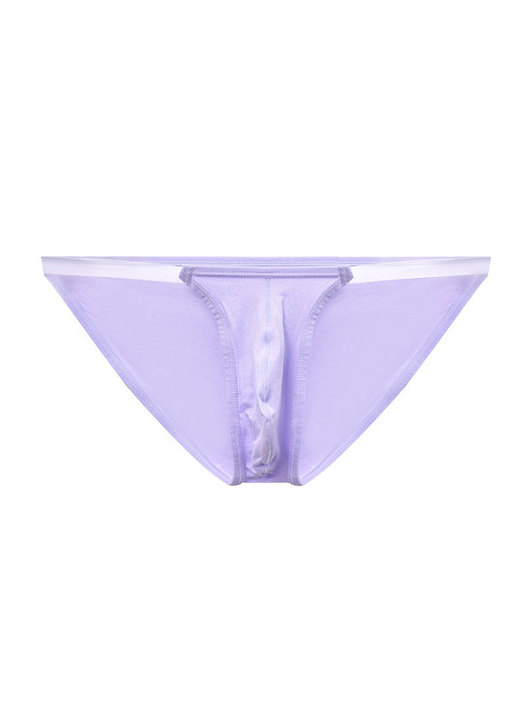 2 Pack Men's Breathable Low-Rise Ultra-Soft Modal Bikini