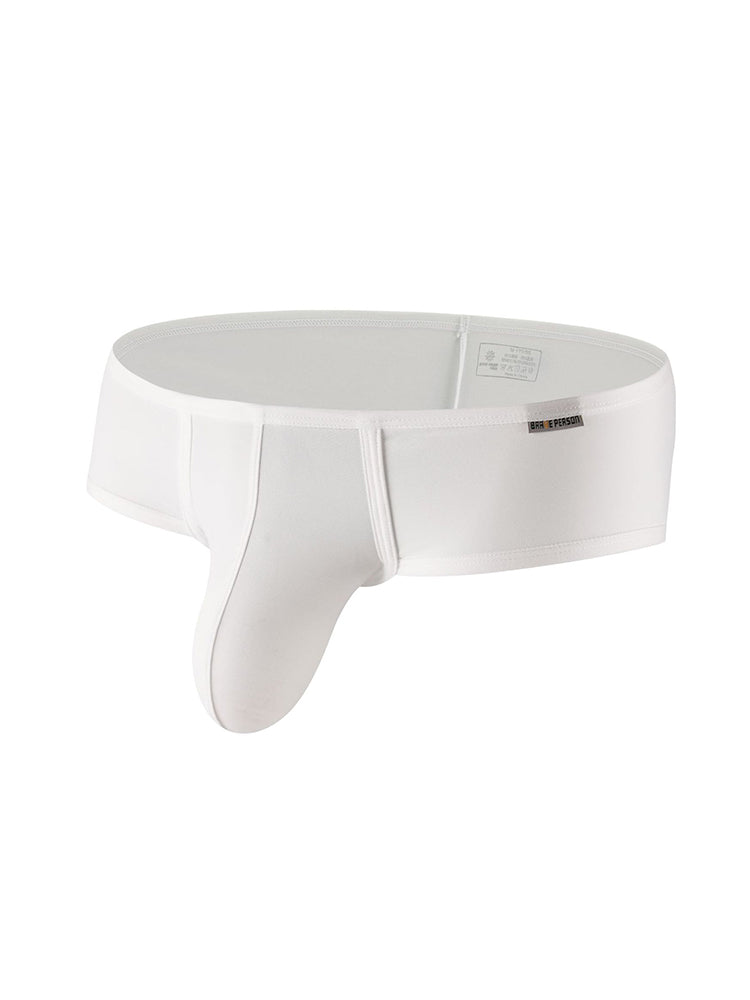 2 Pack Men's Low-Rise Contoured Pouch Stretch Fit Sporty Cut Trunks