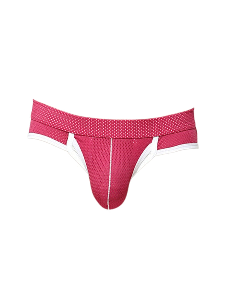 2 Pack Men's Breathable Side-Open Thin and Lightweight Supportive Fit Briefs