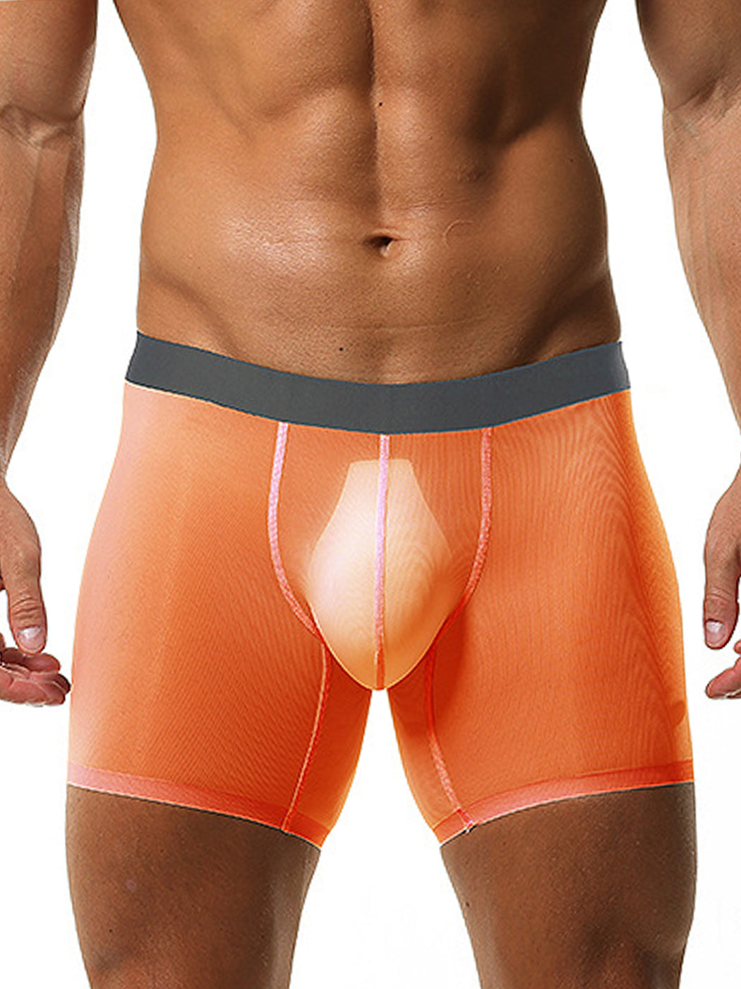 2 Pack Men’s Breathable Athletic Mesh Boxer Briefs