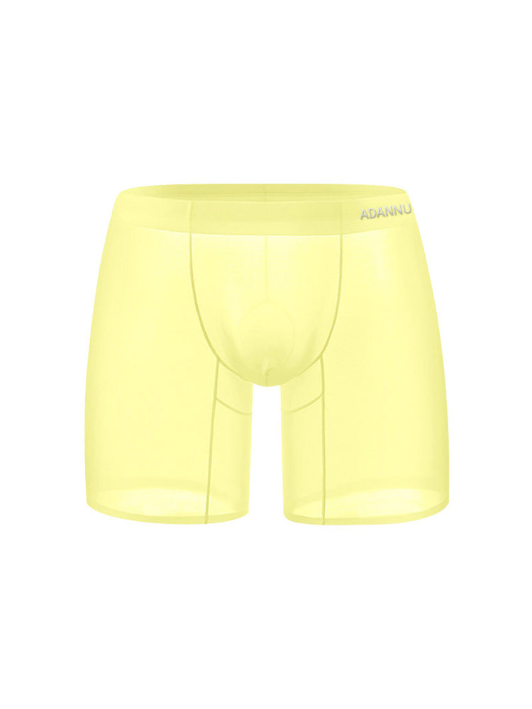 2 Pack Men's Ultra-Thin Breathable Semi-Transparent Pouch Midway Briefs