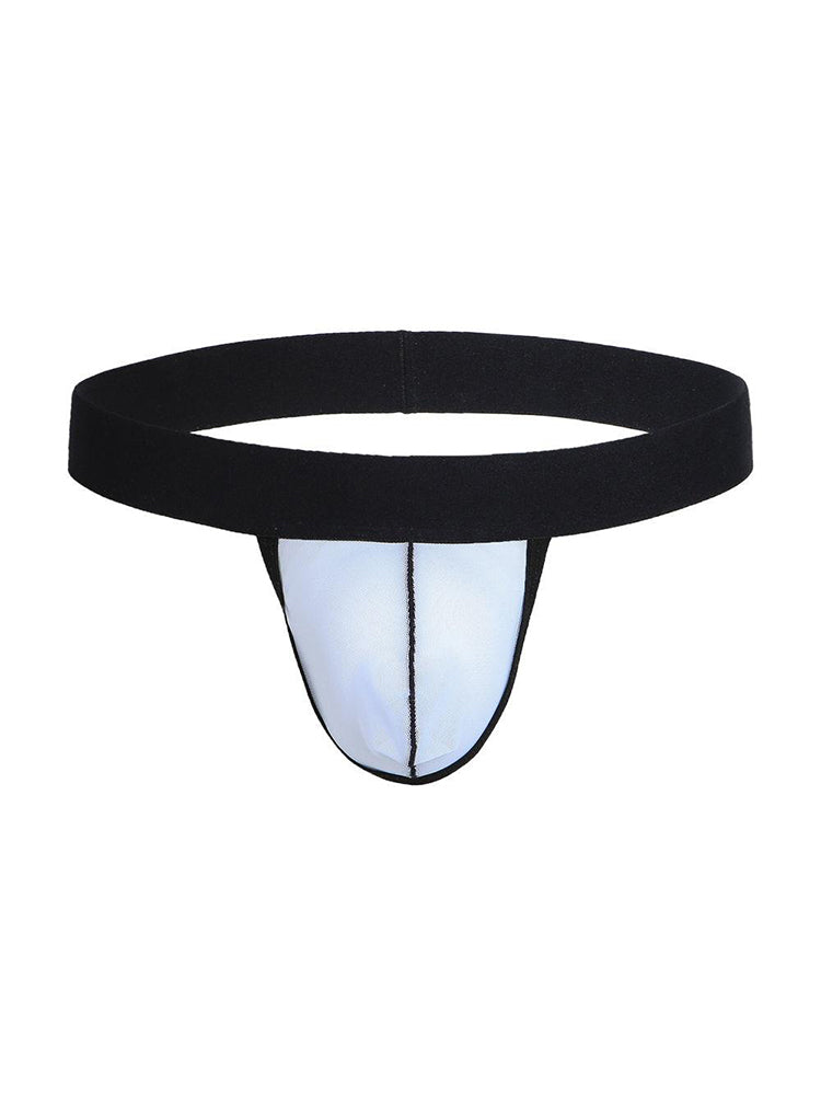 4 Pack Men's Single Pouch Ice Silk Sexy Thong