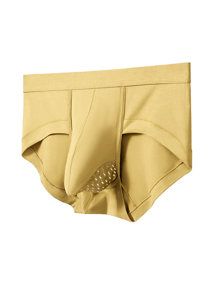 2 Pack Men's Breathable Pouch Separate Modal Briefs