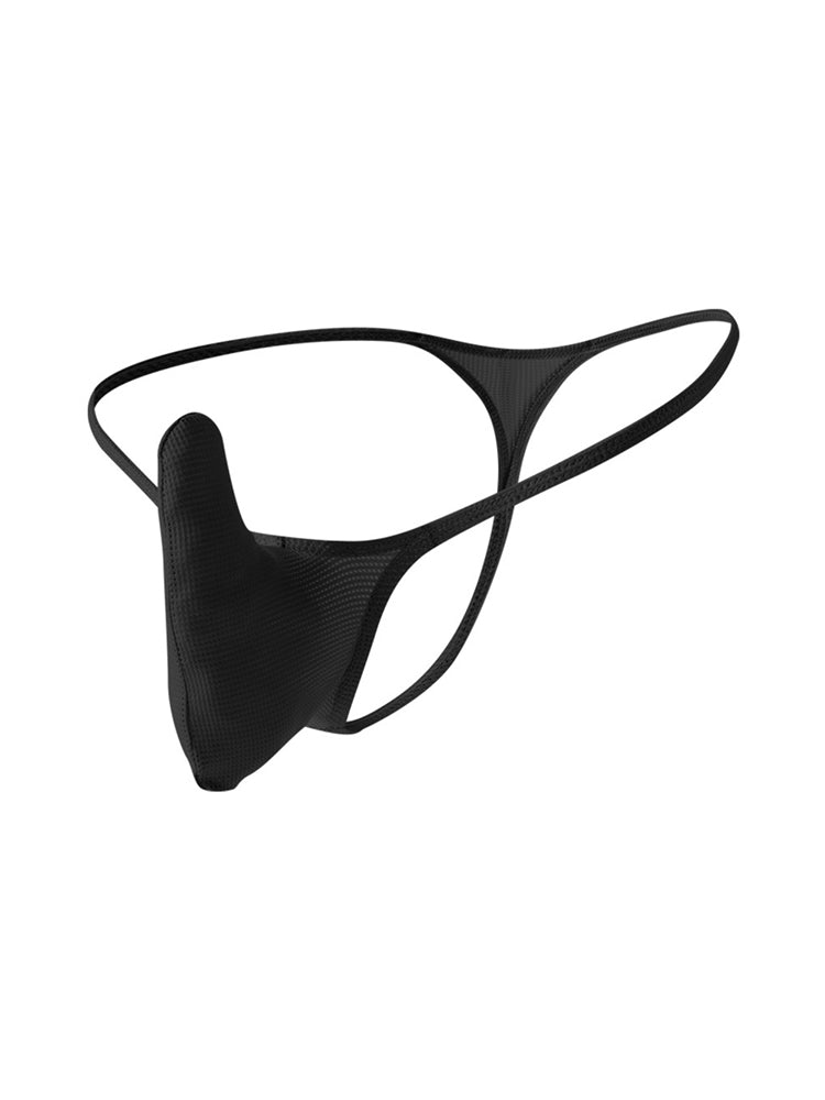 3 Pack Men's Breathable Mesh Sexy Ice Silk Strings