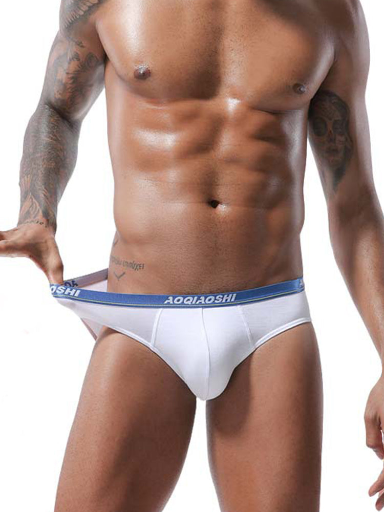 4 Pack Men’s Stylish 3D U Convex Pouch Briefs