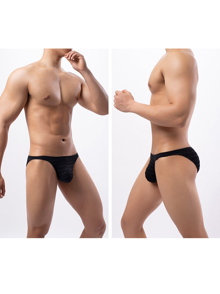 3-pack Men's Low-rise Sexy Mesh Lace Briefs