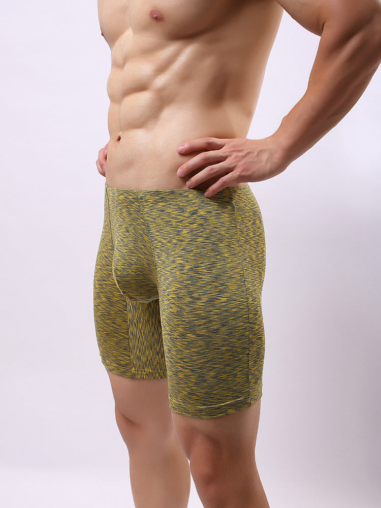 Men's Sport Anti-chafing Large Pouch Boxer Briefs
