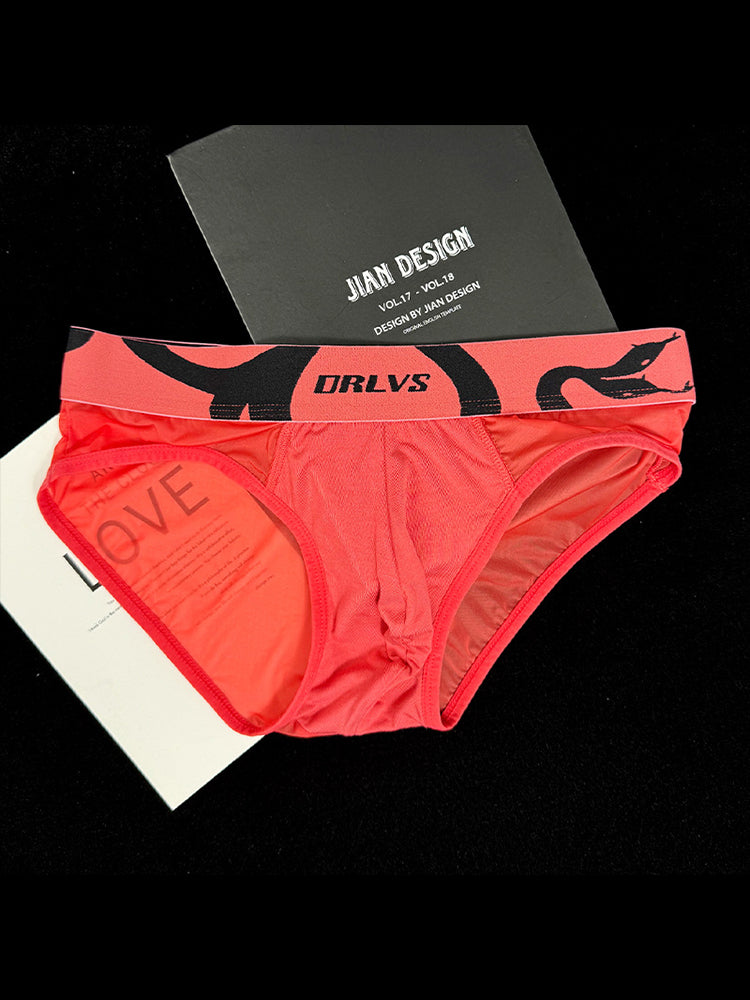 Men's Mesh Sport Briefs with Contoured Pouch & Ventilation