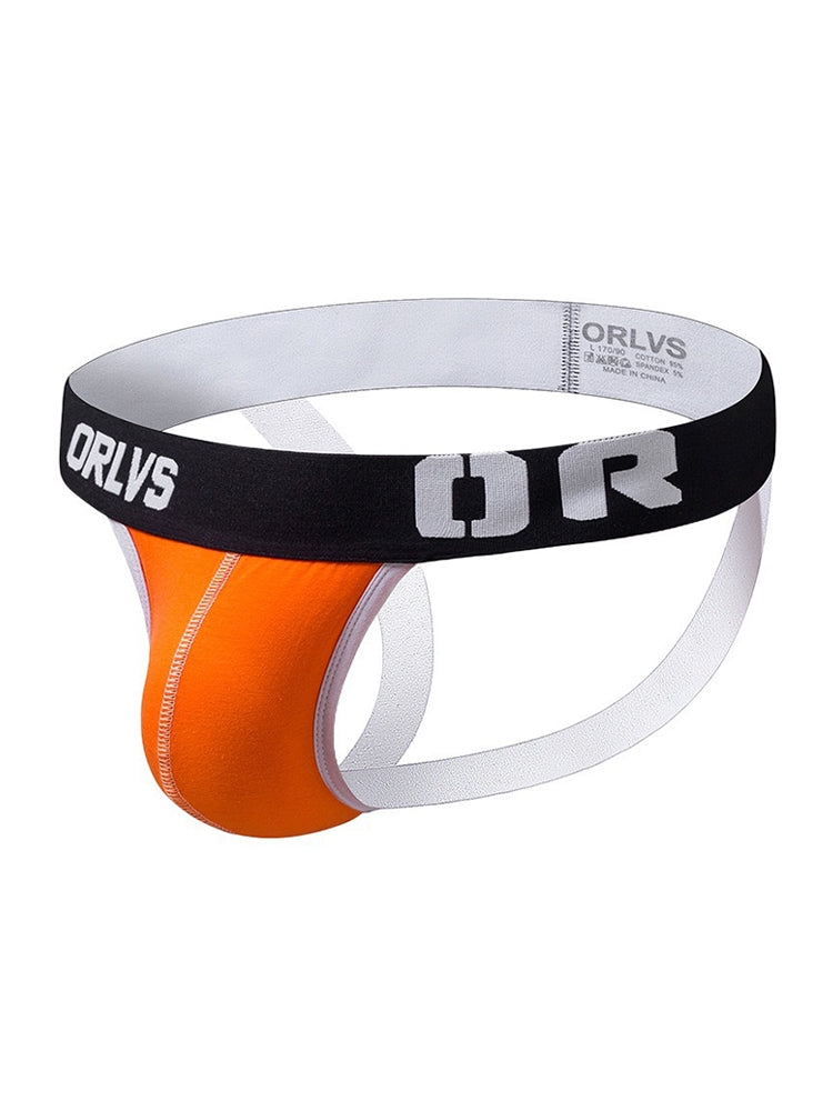 3 Pack Men's U-Pouch Striped Sexy Jockstraps