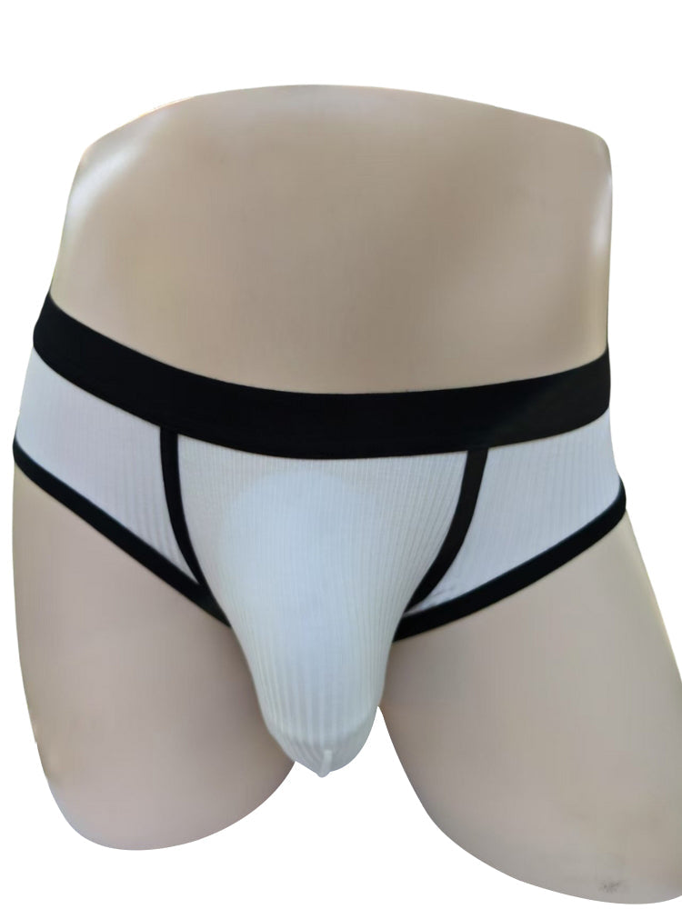 3 Pack Men's Seamless Comfort Large Supportive Pouch Sexy Low-Rise Briefs