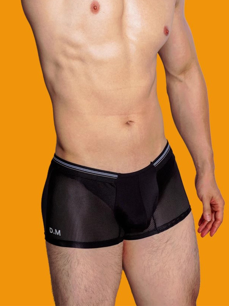 3 Pack Men's Nylon Mesh Breathable Quick-Dry Trunks
