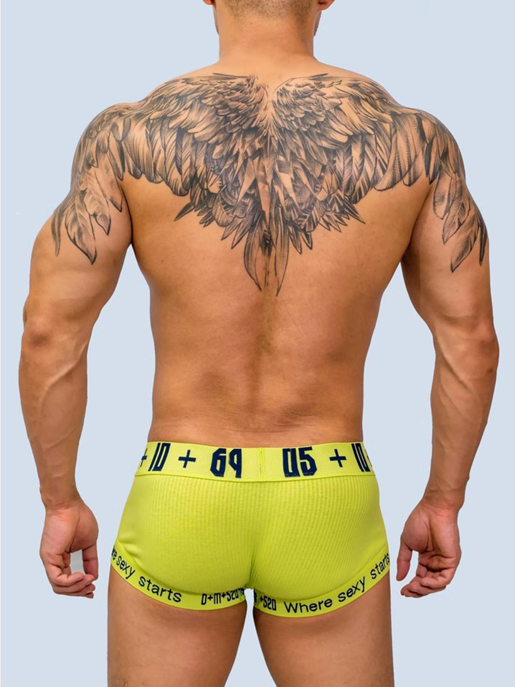 2 Pack Men's Low-rise Sexy Side Opening Pocket Trunk