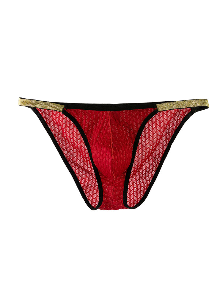 3 Pack Men's Sexy Low-Rise Hip-Lifting Briefs