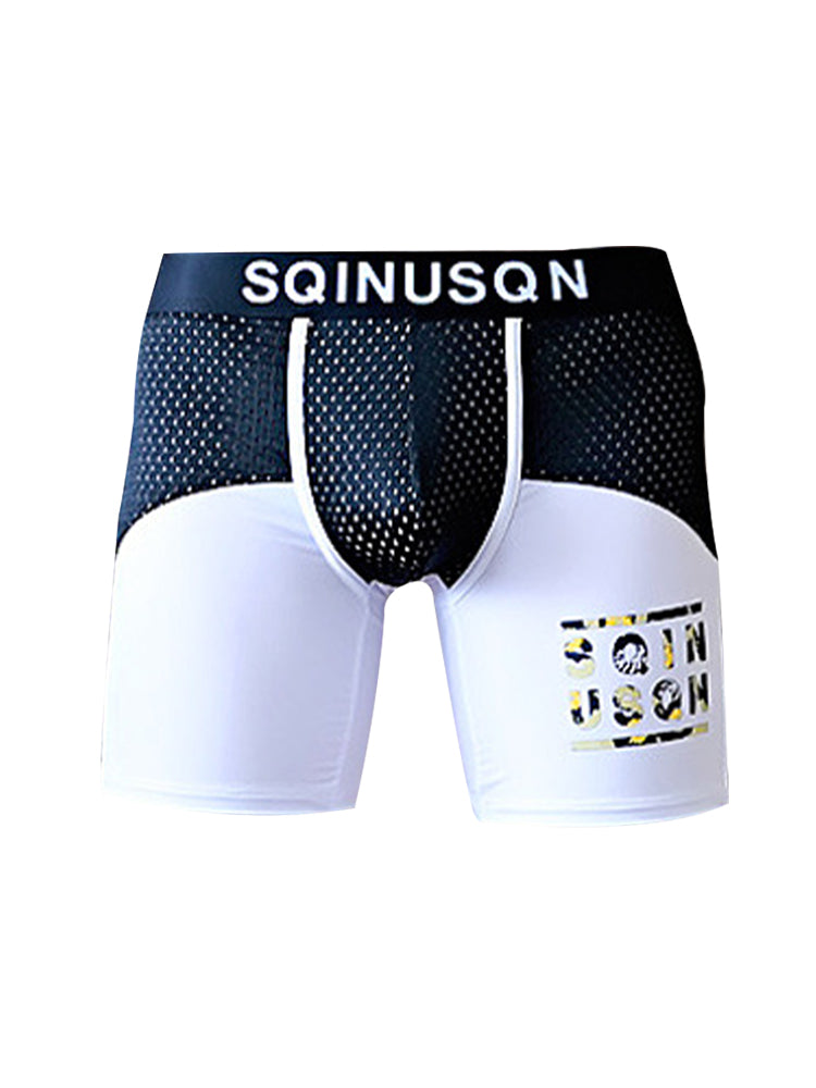 Men's Anti-Chafing Sports Boxer Briefs with Spacious Pouch