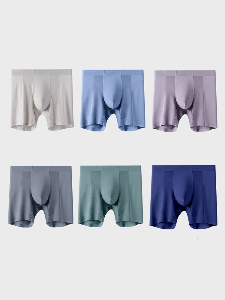 2 Pack Men’s Long Athletic Boxer Briefs