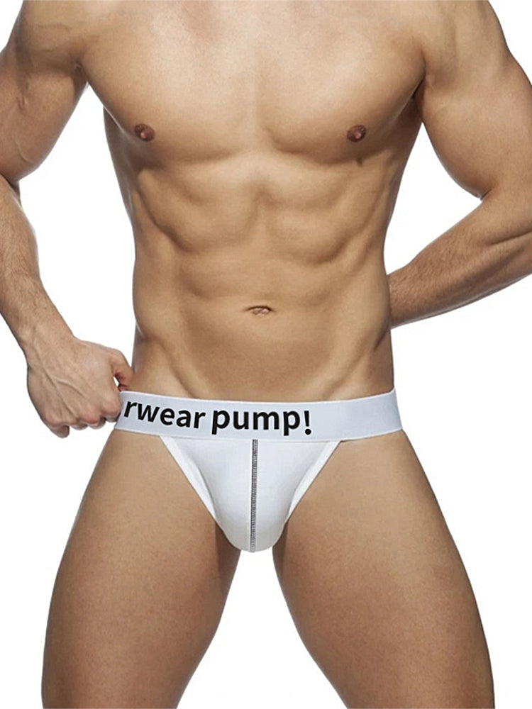 2 Pack Men's Trendy Breathable Sexy Cotton Jockstrap