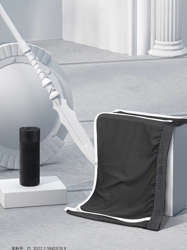 Men's  Button Casual U-Shaped Roman Skirt Dual-Purpose Arrow Pants Underwear