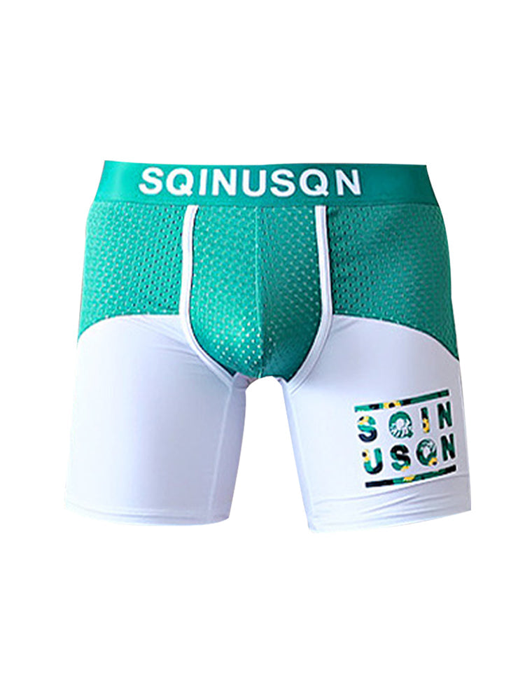 Men's Anti-Chafing Sports Boxer Briefs with Spacious Pouch