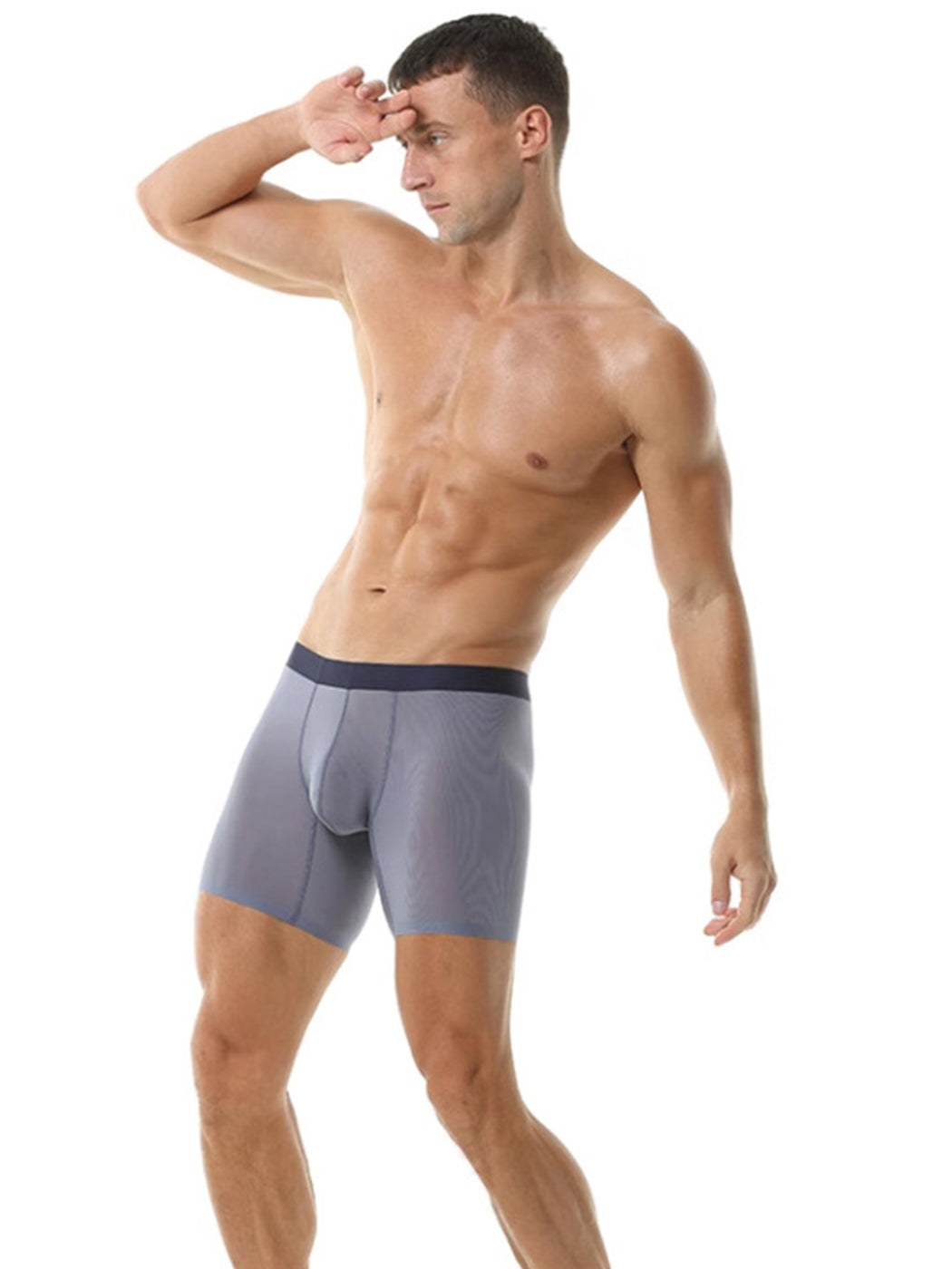2 Pack Men’s Breathable Athletic Mesh Boxer Briefs