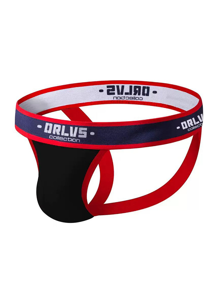 3 Pack Men's U-Pouch Striped Sexy Jockstraps