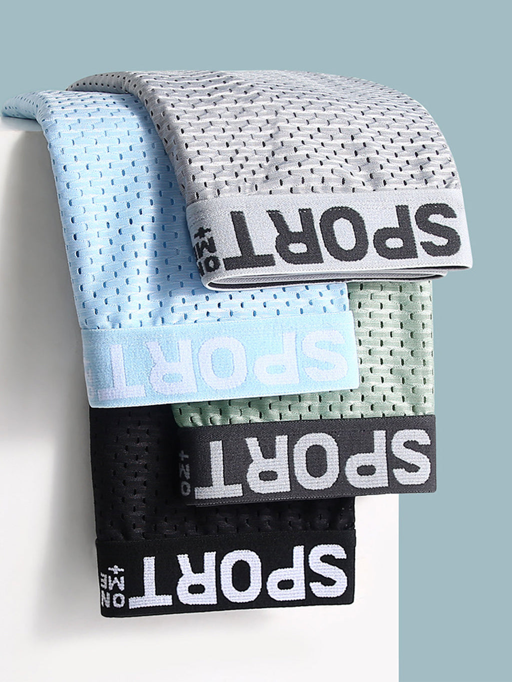 6 Pack Men’s Contour Pouch Mesh Trunks