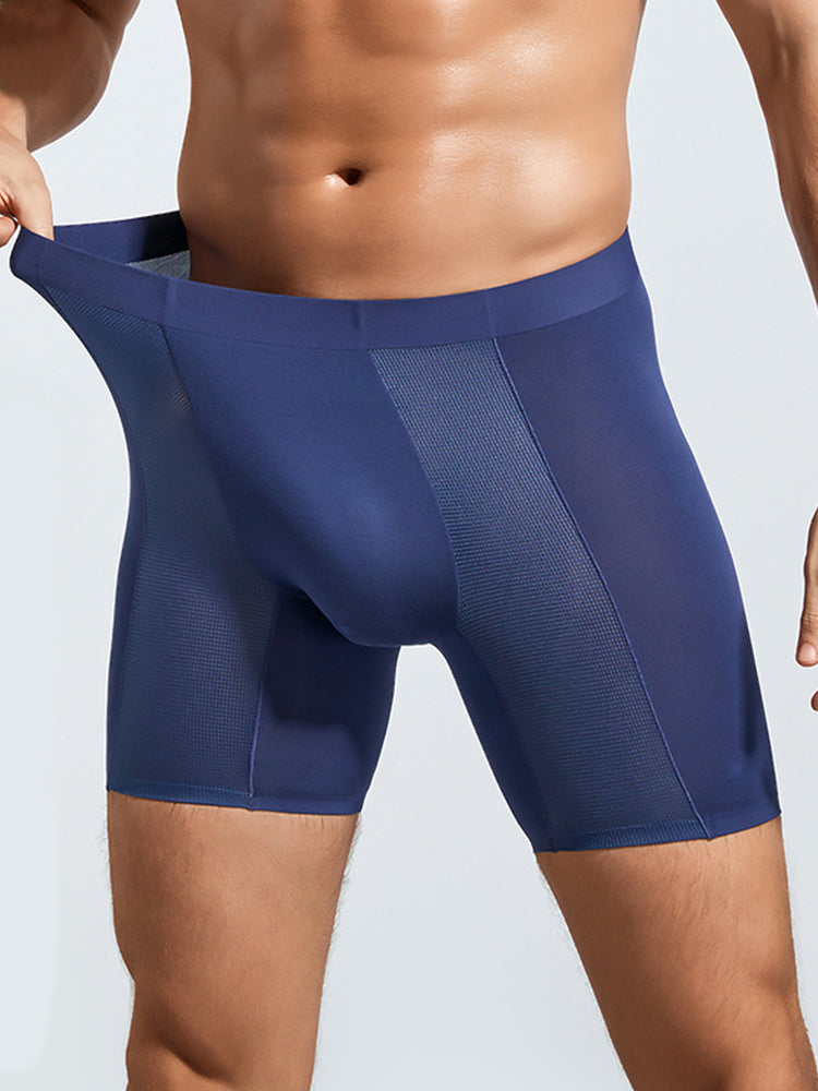 2 Pack Men’s Long Athletic Boxer Briefs