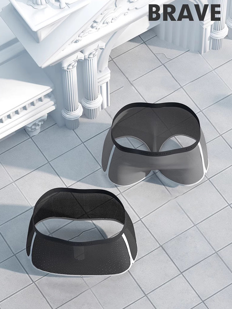 Men's  Button Casual U-Shaped Roman Skirt Dual-Purpose Arrow Pants Underwear