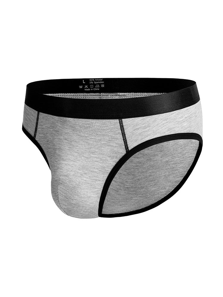 3-pack Men's Low-rise Compartment Lift Independent Pouch Briefs
