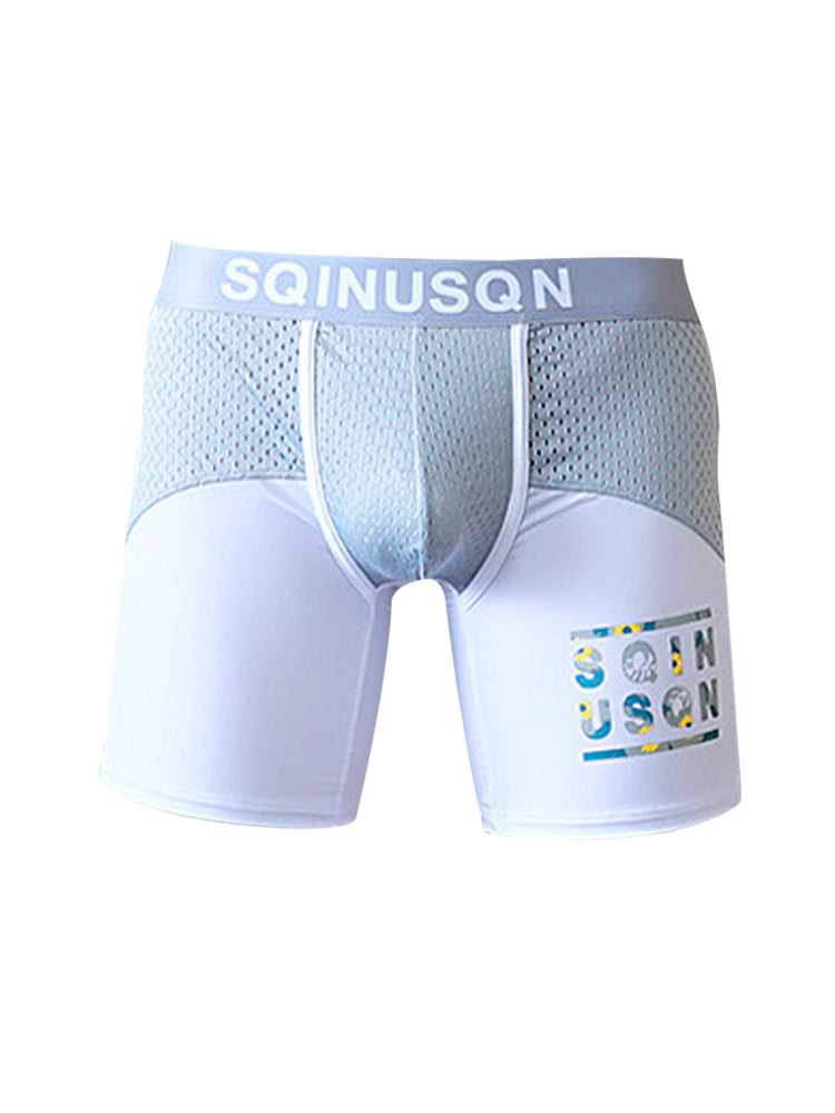 Men's Anti-Chafing Sports Boxer Briefs with Spacious Pouch