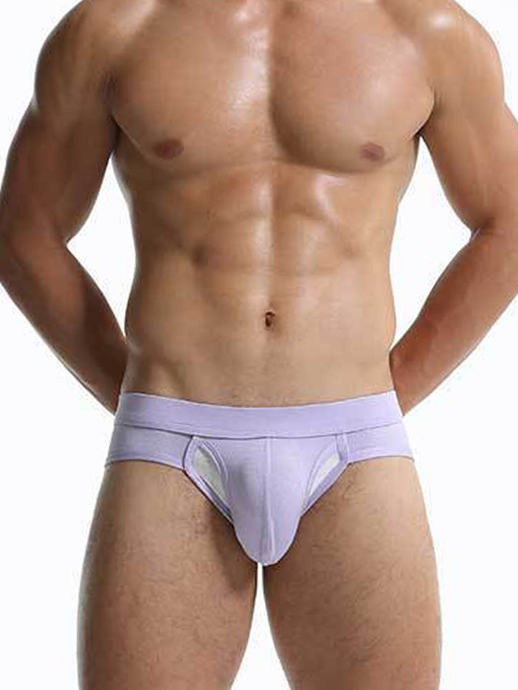 3 Pack Men's Seamless Comfort Sporty Cut Stretch Fit Briefs