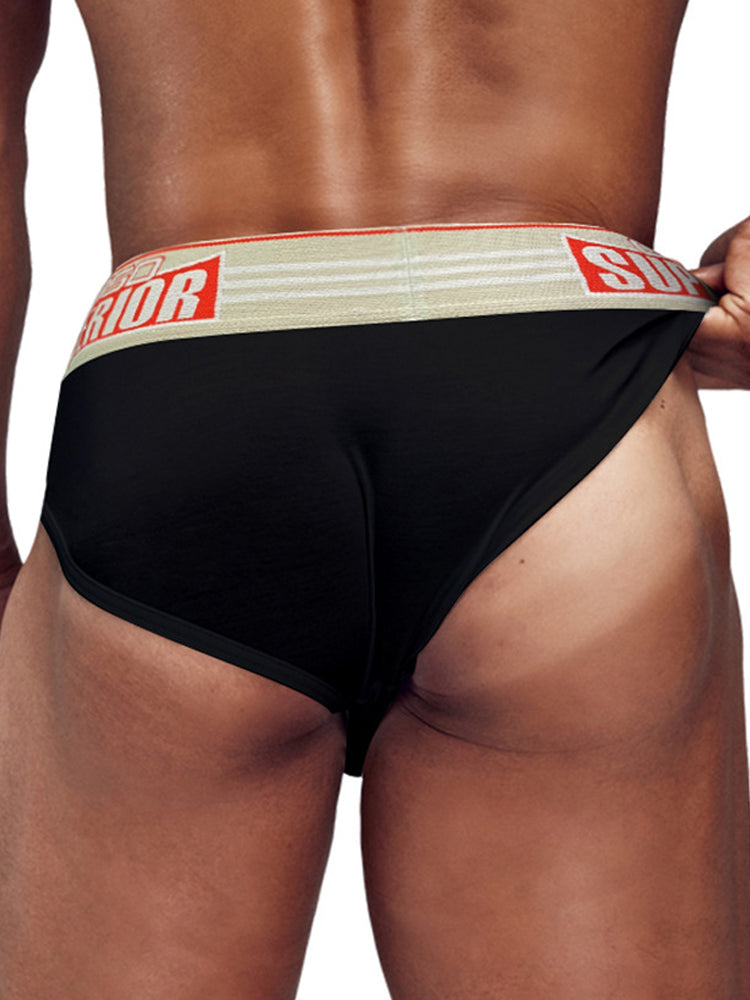 Men’s Elasticated Waistband Low-rise Pouch Briefs