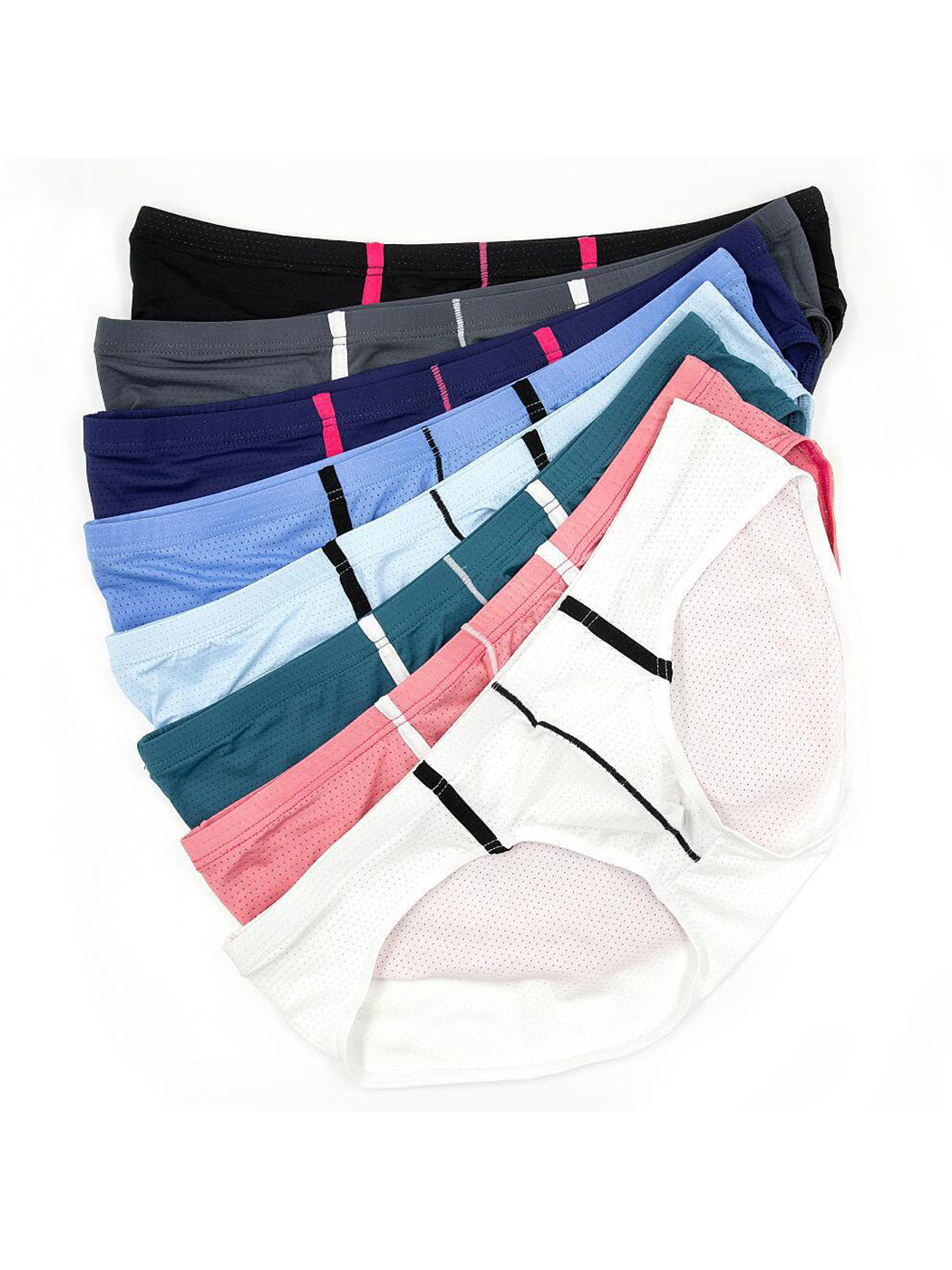 4 Pack Men’s Low-rise Breathable Mesh Briefs