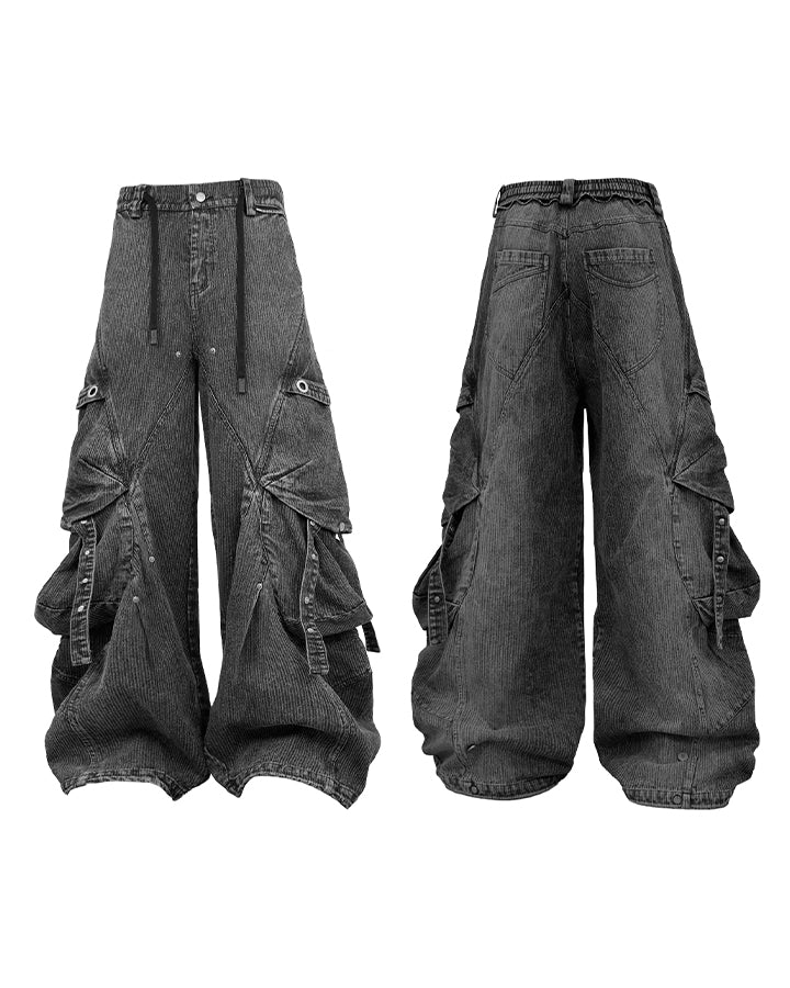 KIIKIO Baggy Cargo Jeans