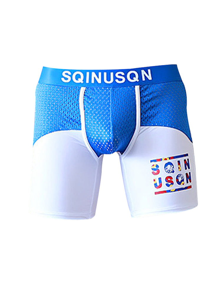 Men's Anti-Chafing Sports Boxer Briefs with Spacious Pouch