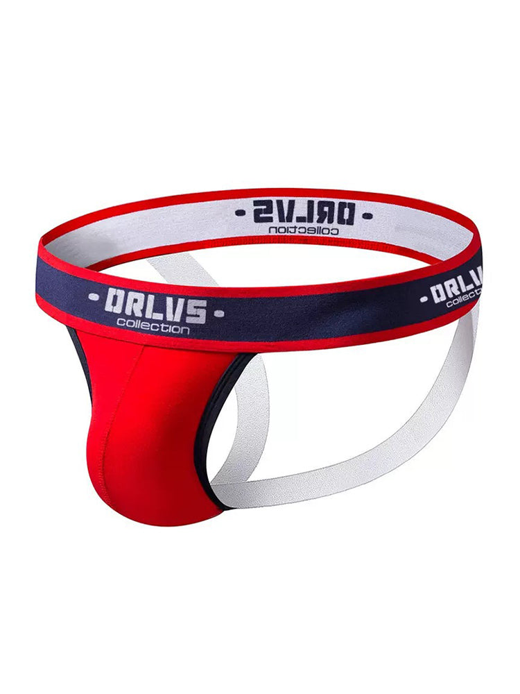 3 Pack Men's U-Pouch Striped Sexy Jockstraps