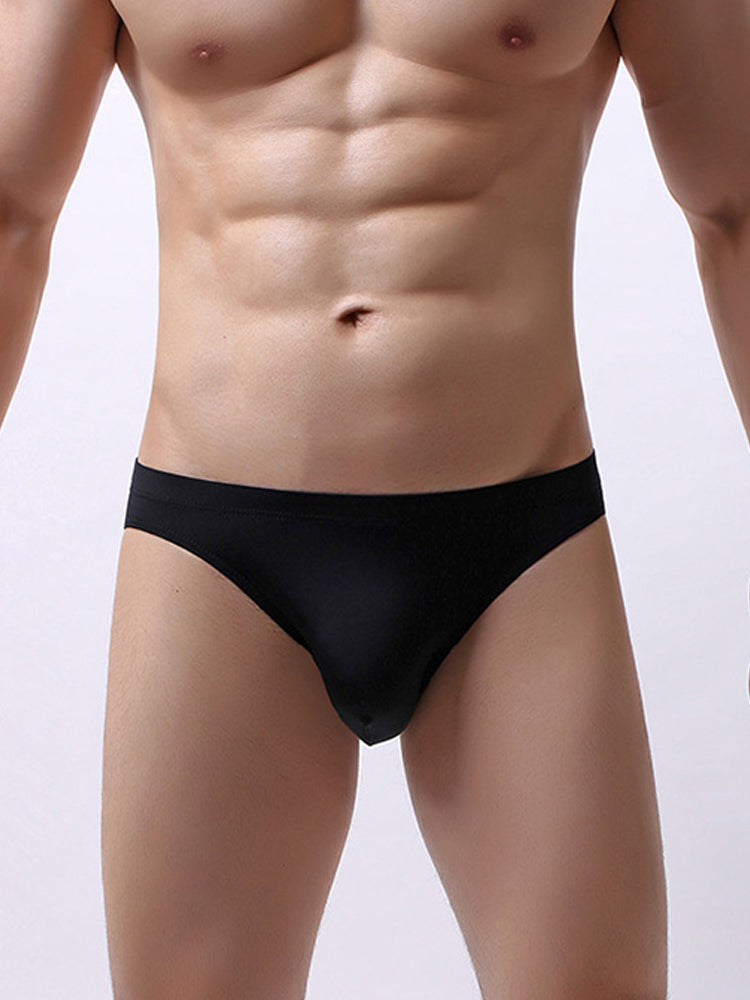 3 Pack Translucent U Convex Pouch Bikini For Men