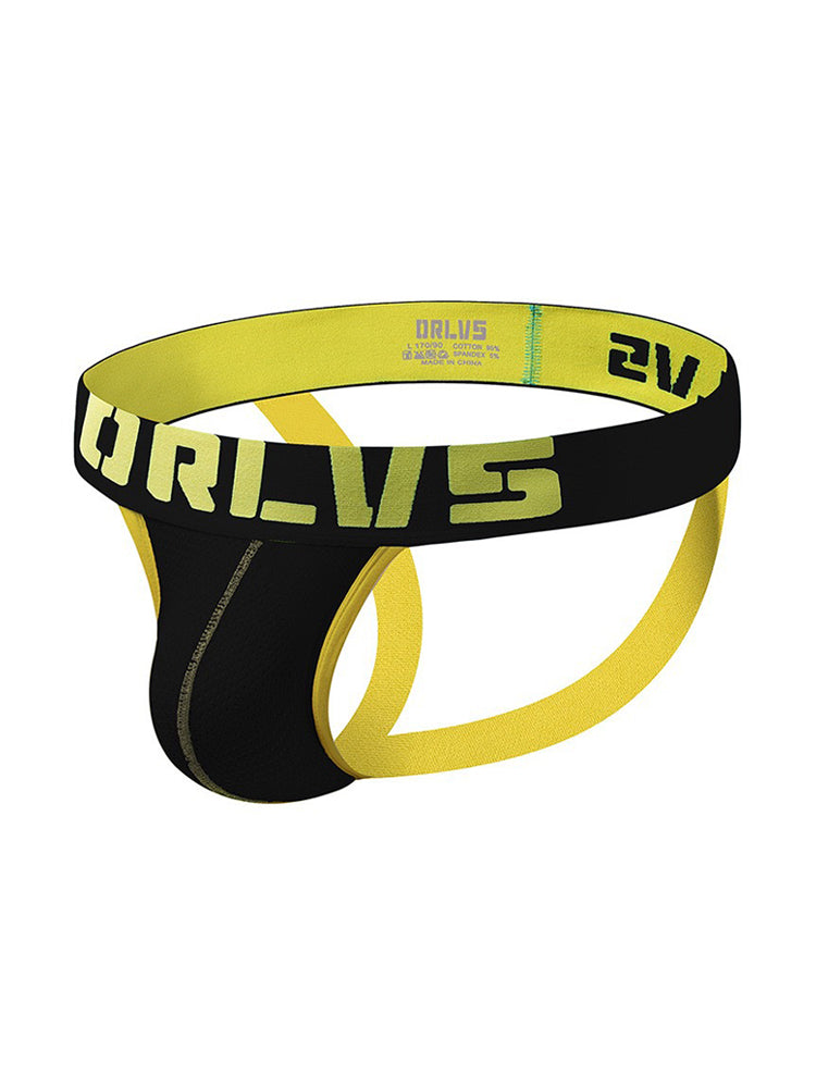 3 Pack Men's U-Pouch Striped Sexy Jockstraps