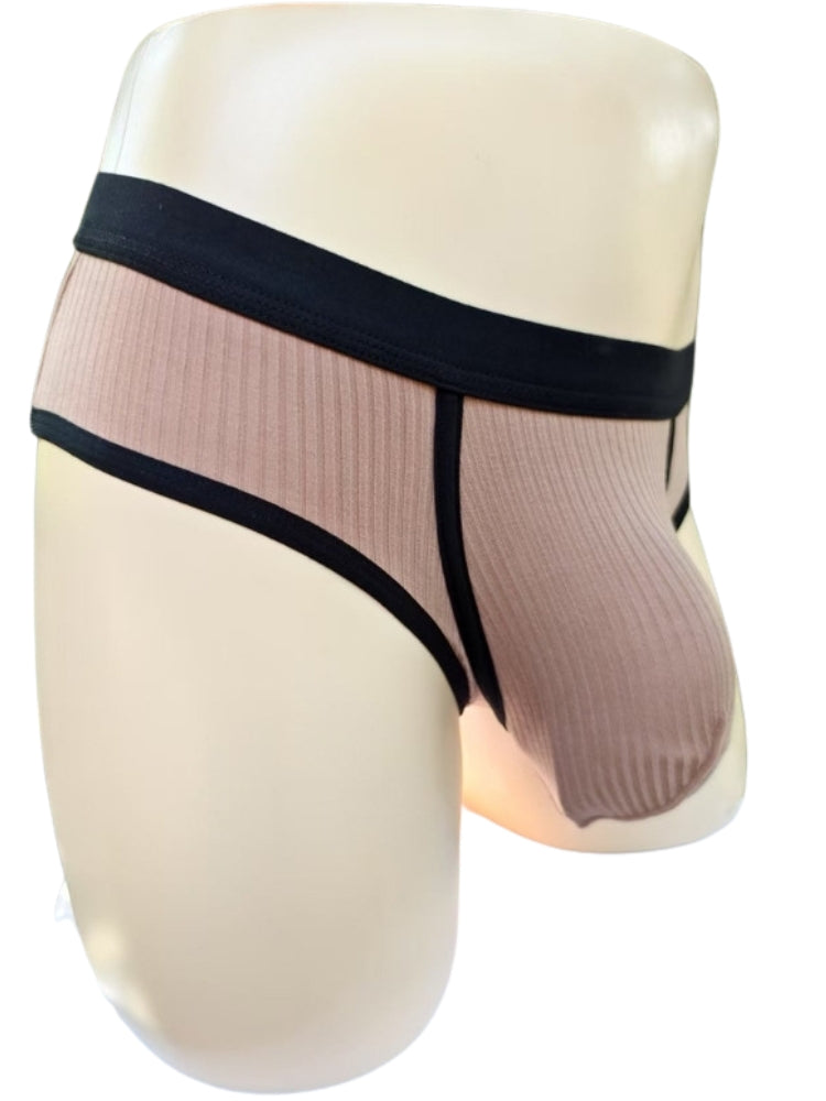 3 Pack Men's Seamless Comfort Large Supportive Pouch Sexy Low-Rise Briefs