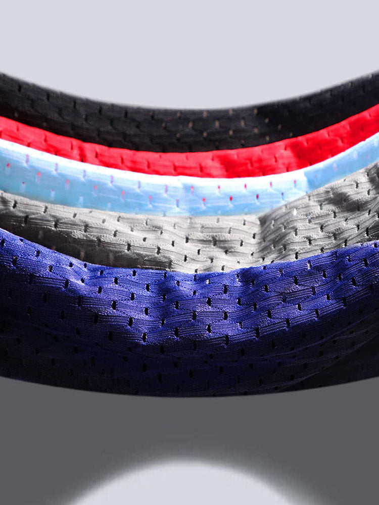 4 Pack Breathable Ice Silk Antibacterial Men's Briefs