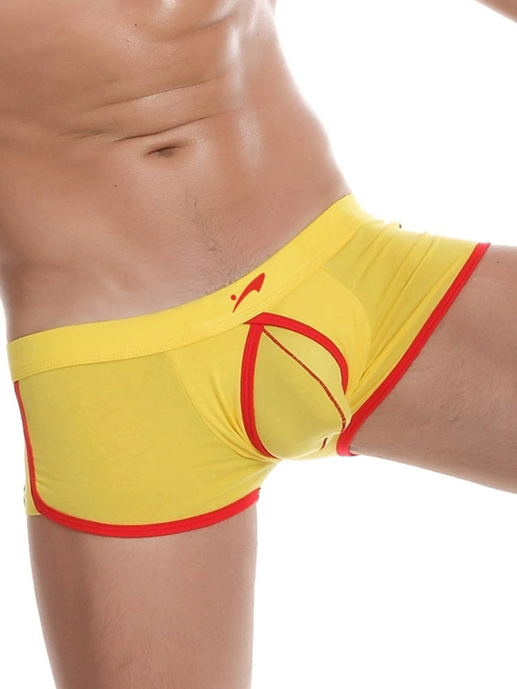 3 Pack Men's Modal U-convex Large Pouch Breathable Trunks