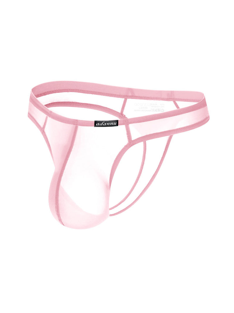 2 Pack Men's Sexy Semi-Transparent Thong