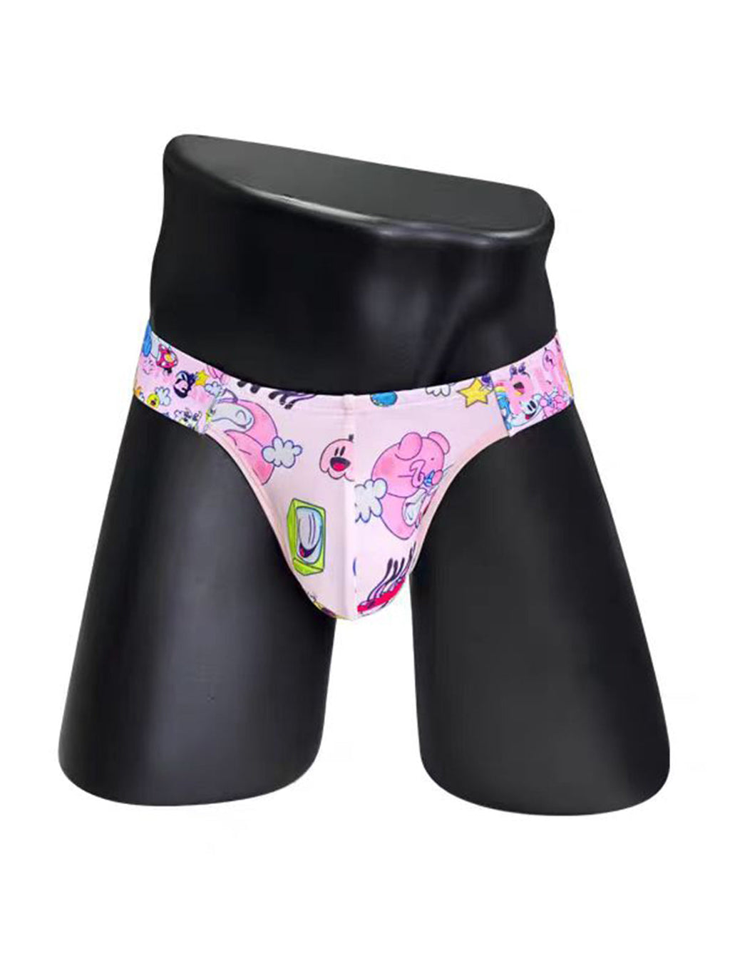 2 Pack Men's Cartoon High-Cut Breathable Bikini