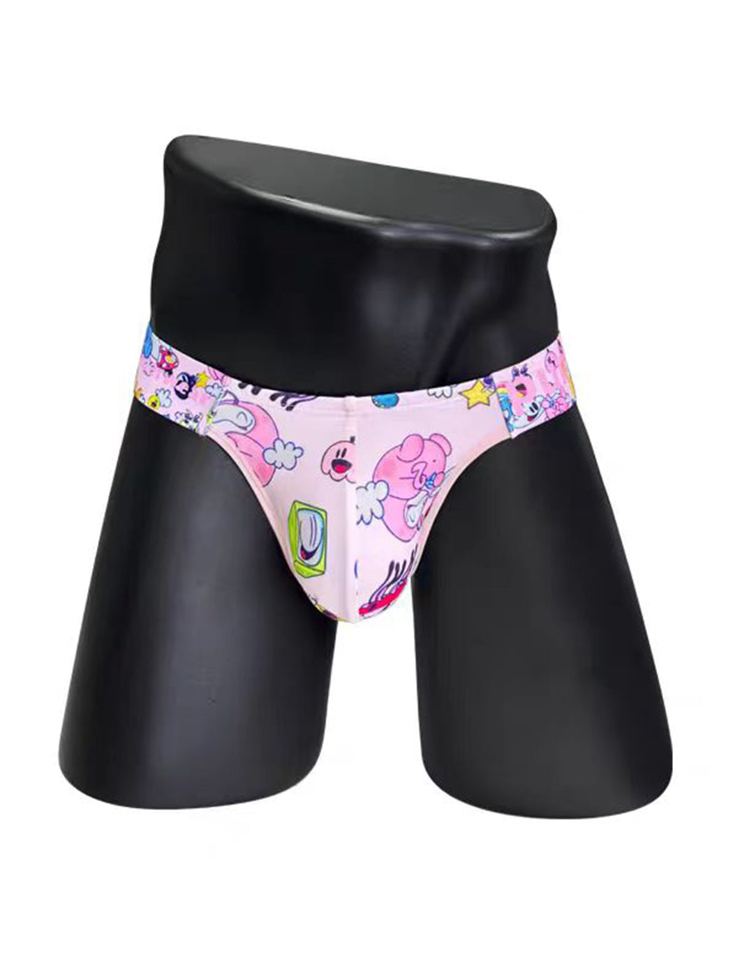 2 Pack Men's Cartoon High-Cut Breathable Bikini