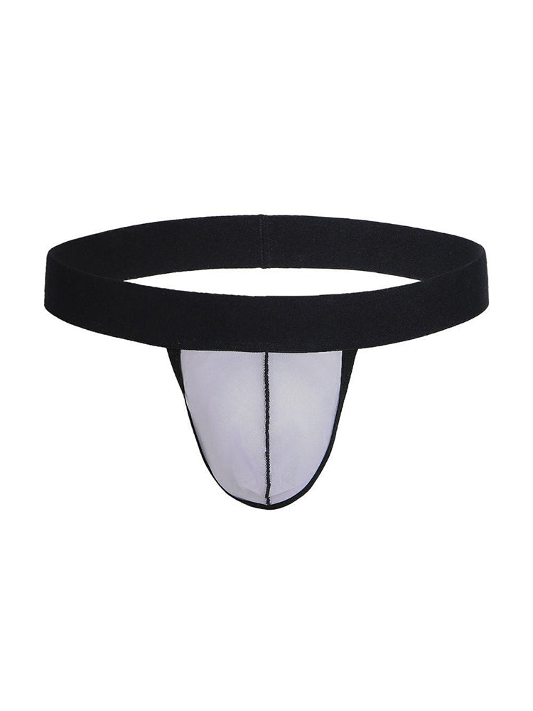 4 Pack Men's Single Pouch Ice Silk Sexy Thong