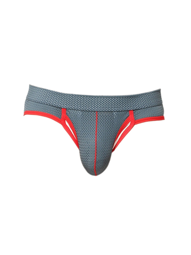 2 Pack Men's Breathable Side-Open Thin and Lightweight Supportive Fit Briefs