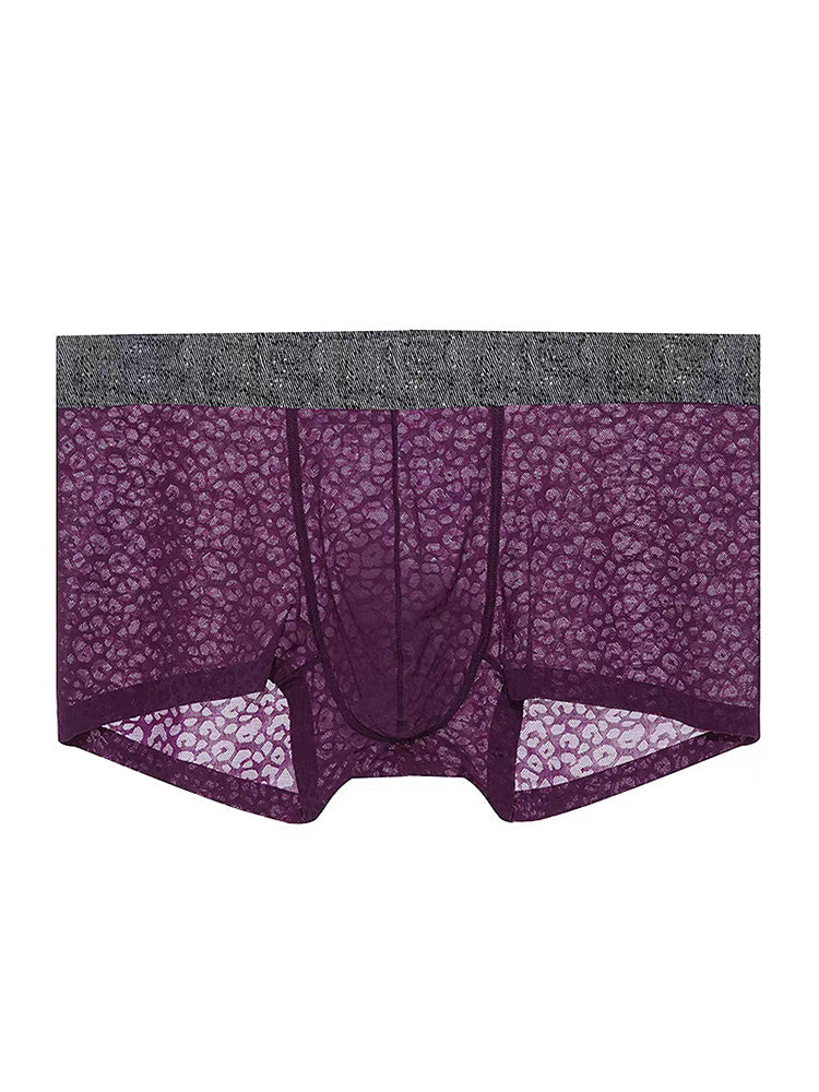 3 Pack Men's Lace Breathable Sweat-Wicking Trunks