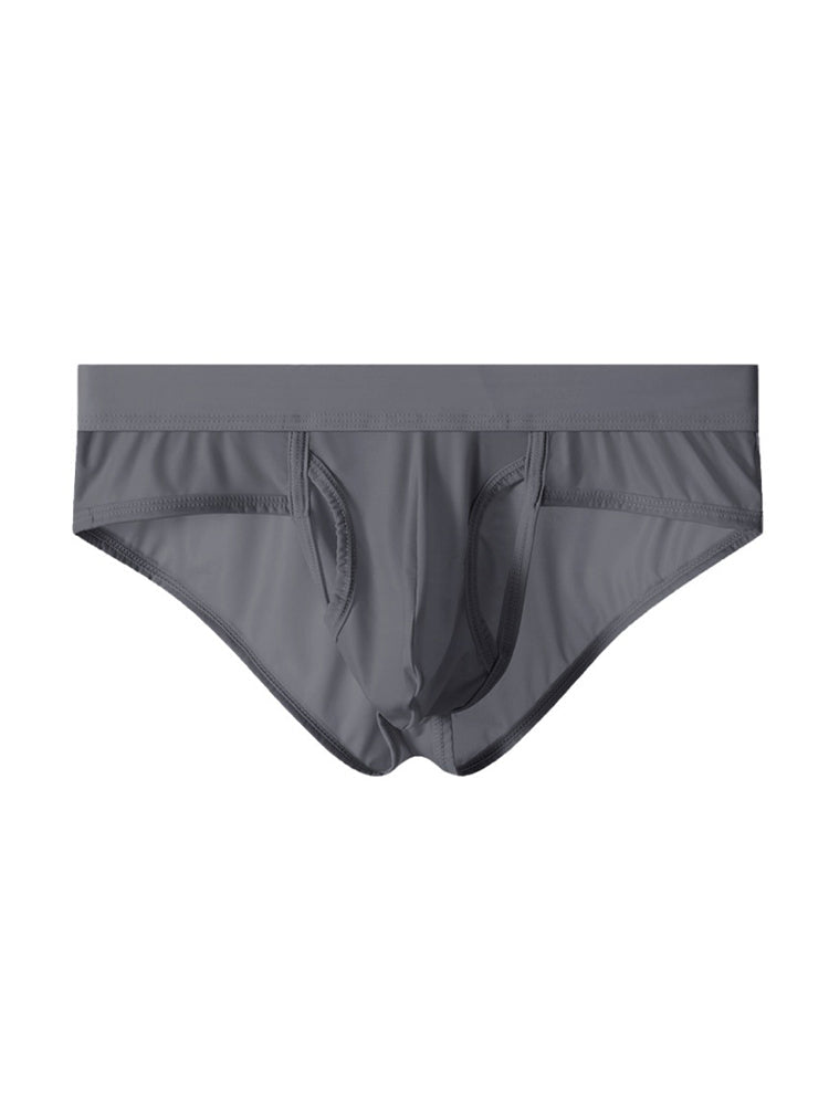 3 Pack Men's Fly Opening Supportive Pouch Stretch Premium Briefs