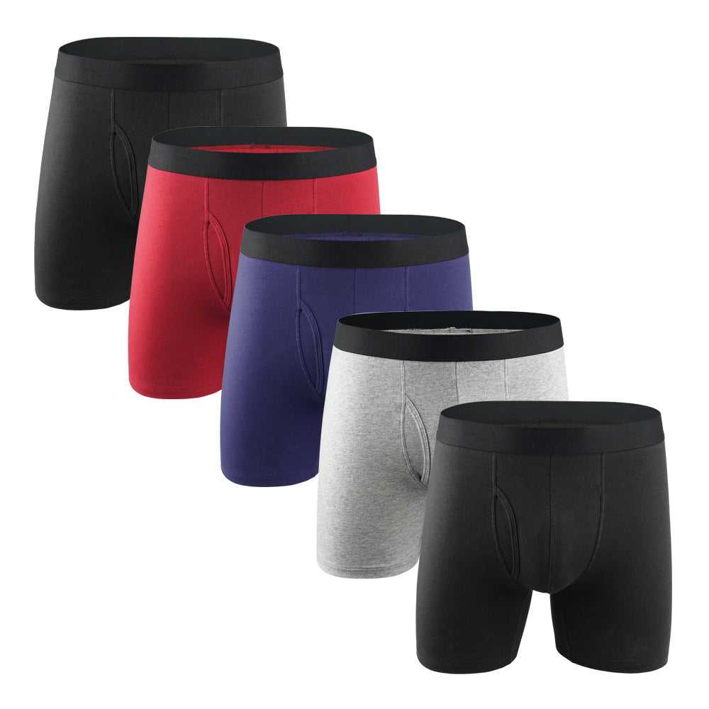 Multi-pack Men's Prevent Thighs Chafing Boxer Briefs