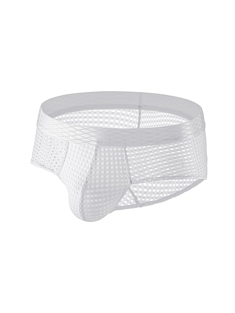 3 Pack Men's Quick-Dry Mesh Low-Rise Briefs